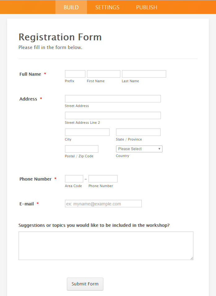 How do I embed a Typeform Form into my website? – Rocketspark