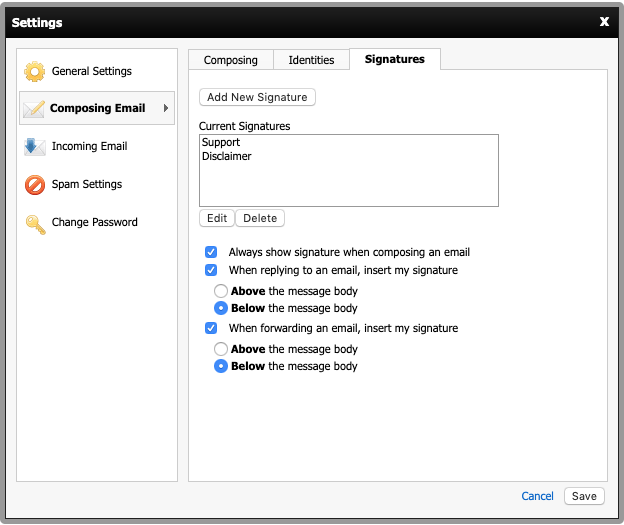 How to Easily Create an Email Signature in Webmail