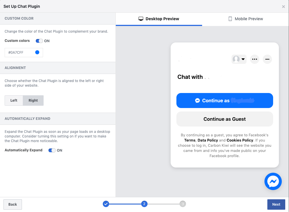 How To Add Facebook Messenger Live Chat To Your Website Rocketspark